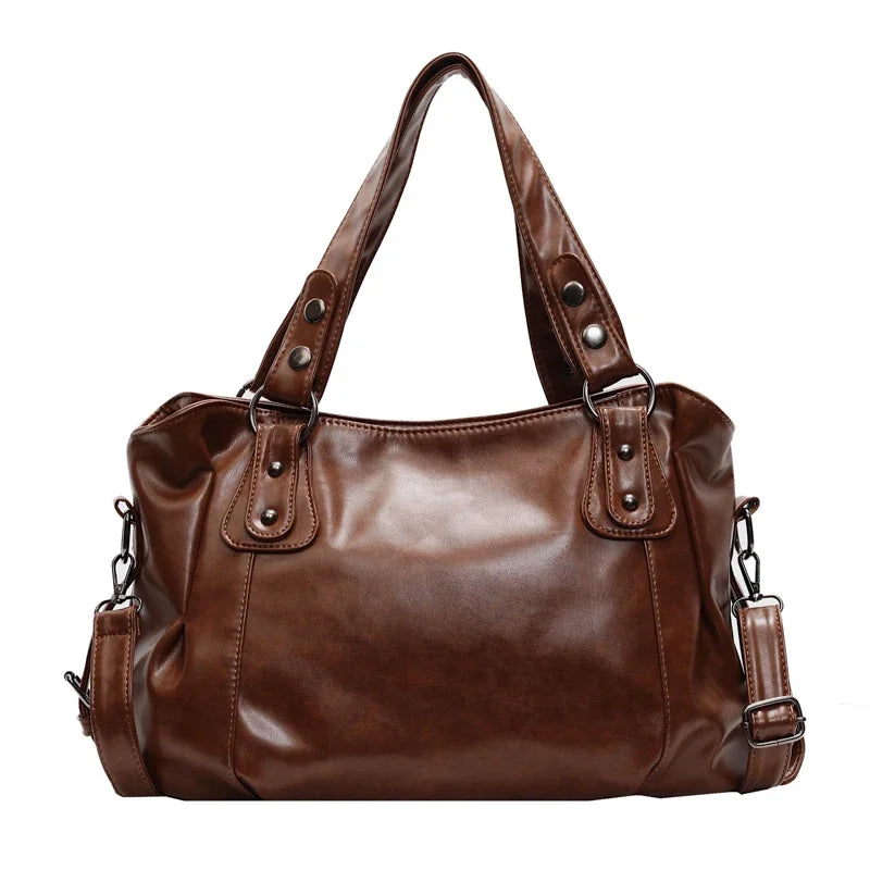 Retro Soft Leather Shoulder Bag