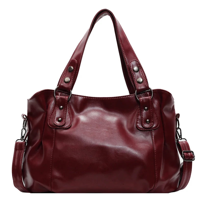 Retro Soft Leather Shoulder Bag