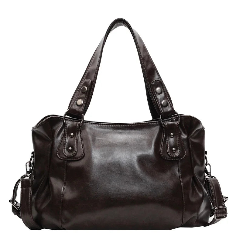 Retro Soft Leather Shoulder Bag